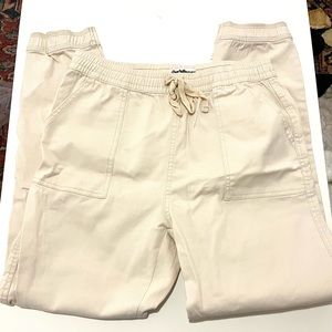 Cream / Khaki Cargo Joggers